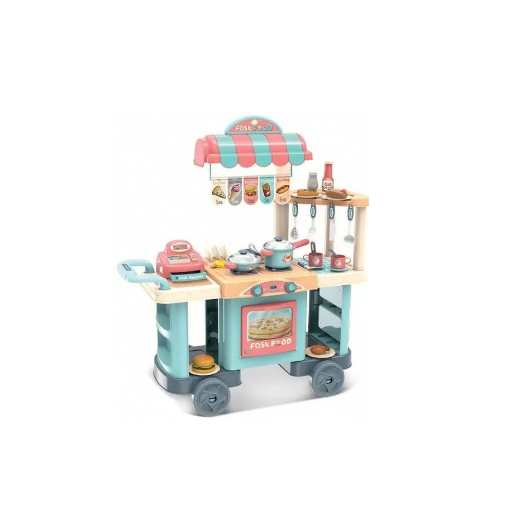 Fastfood set de cocina juguete set con Tablet niños juegos de rol juguetes 11475 